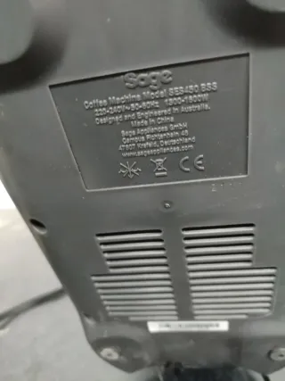 Cafetera Sage para piezas