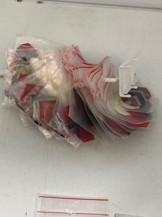 Lote 111 plumas dardos poly rectangulares