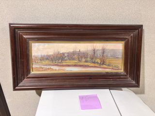 Pintura original Vivar Día gris firmada