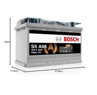 Batería para Coche 70 A/h - 760 A - 12 V, AGM