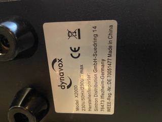 Dynavox X2000 Filtro de Red HiFi Master/Slave
