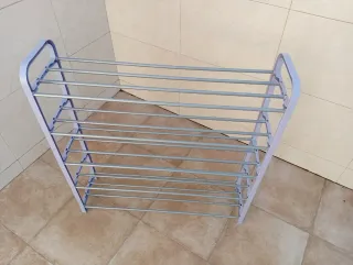 Zapatero 3 baldas metal y plástico