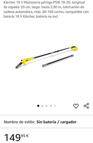 Kärcher 18 V Motosierra pértiga PSW 18-20