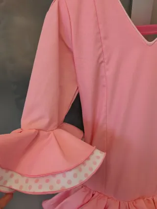 Traje de Gitana Niña Rosa