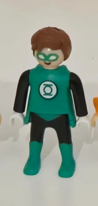 Playmobil Huevo Kinder Linterna Verde