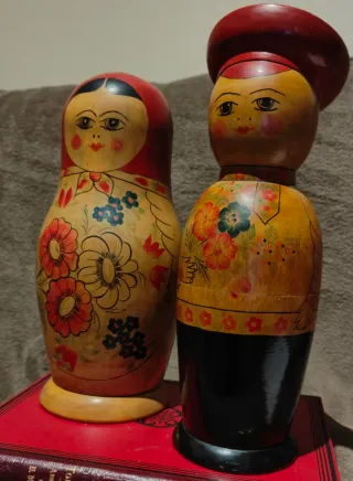 Par Matriuskas Rusas Auténticas