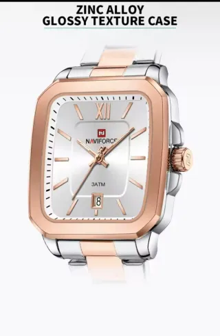 Reloj Naviforce Hombre Oro y Plata