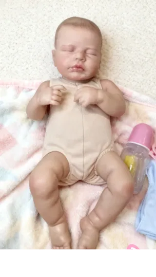 Bebé Reborn Vinilo y Tela
