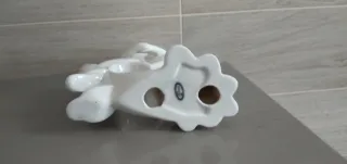 Statuina porcellana  bianca per San Valentino