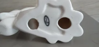 Statuina porcellana  bianca per San Valentino