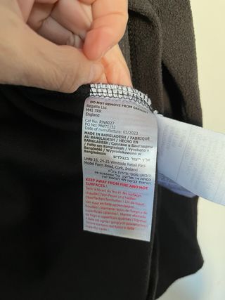 Forro polar Regatta mujer negro