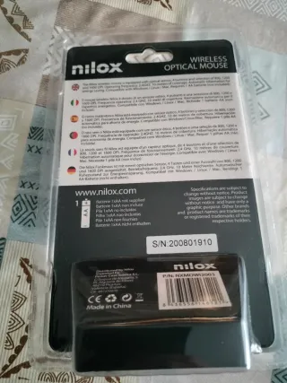 Ratón inalámbrico Nilox óptico