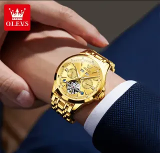 Reloj OLEVS Automático Dorado Hombre
