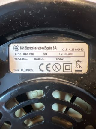 Batidora Ufesa Delux sin vaso de cristal