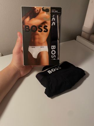 Calzoncillos algodón Hugo Boss 3uds