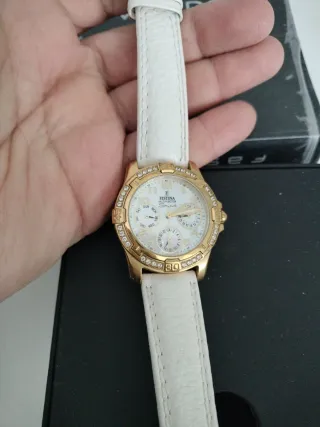 Reloj Festina Multifunción Oro Blanco