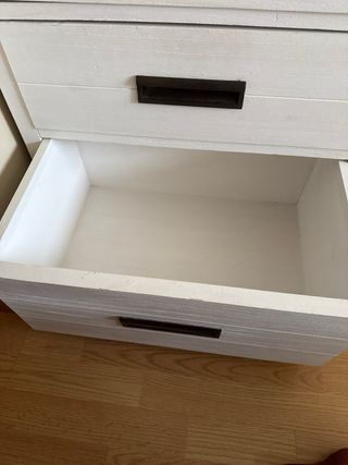 Cajonera Banak Madera Blanca.