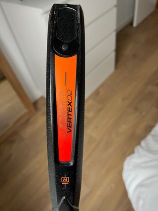 Pala Padel Bullpadel Vertex 02 Negra/Naranja