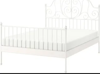 Estructura Cama Leirvik Blanca + Somier