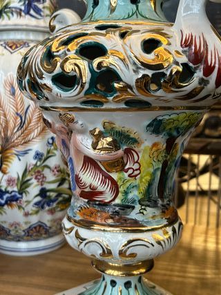 Gran Tibor Capodimonte -Jarrón