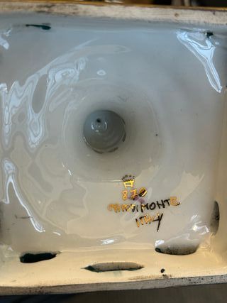 Gran Tibor Capodimonte -Jarrón