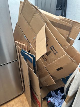 Cajas para mudanza (12) distintos tamaños.