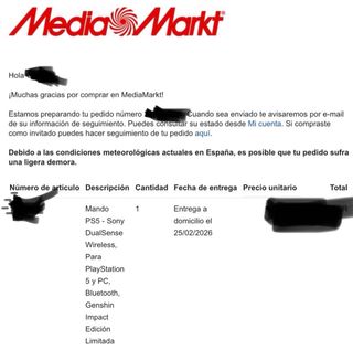 Mando PS5 Edición Limitada Genshin Impact