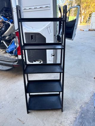 Estantería Negra Madera