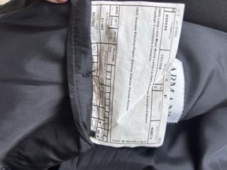 Traje de chaqueta Armani negro