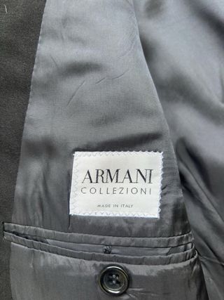 Traje de chaqueta Armani negro