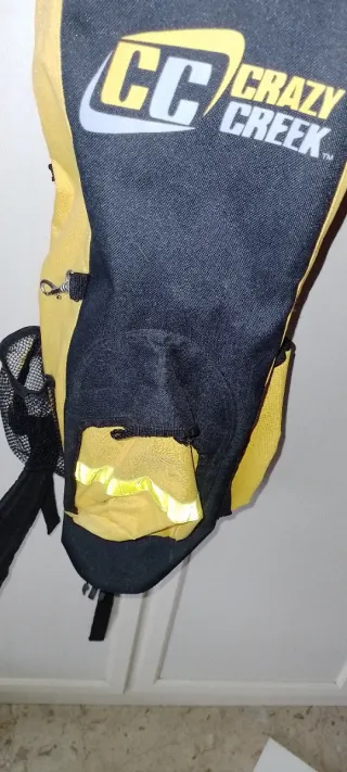 Zaino Crazy Creek nero e giallo