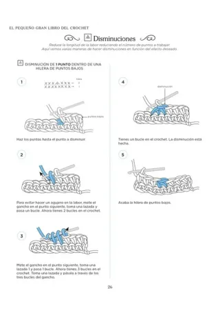 El pequeño gran libro del crochet: Las técnicas...