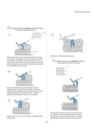 El pequeño gran libro del crochet: Las técnicas...