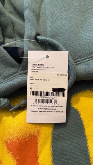 Felpa HUF con stampa grafica