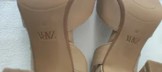 Zapatos Zara Talla 37 Beige