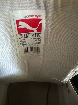 Puma Court Mid Zapatillas Negras y Blancas