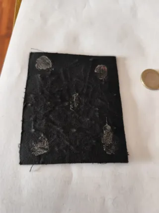 Parche bordado de gaitero escocés