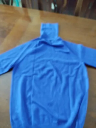 Maglia a collo alto blu