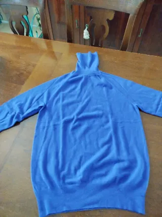 Maglia a collo alto blu