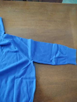 Maglia a collo alto blu