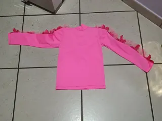 Tutù rosa con fiori