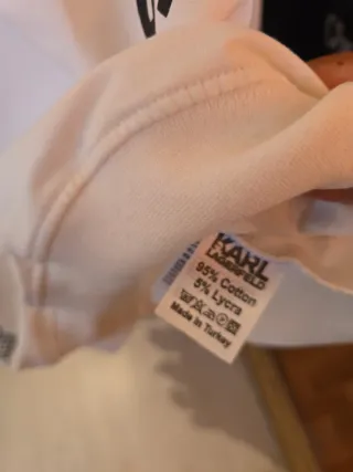 Sudadera Karl Lagerfeld Blanca Talla M