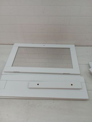 Armario de pared de baño Blanco con Espejo