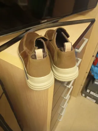 Zapatos Skechers Marrones Hombre