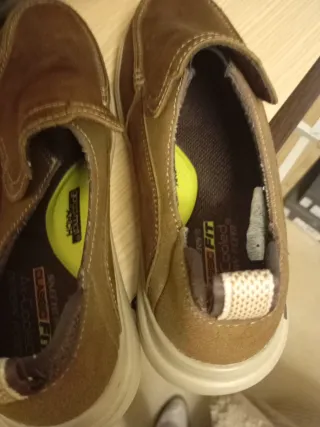 Zapatos Skechers Marrones Hombre