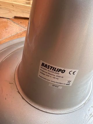 Estufa de calor eléctrica de pie