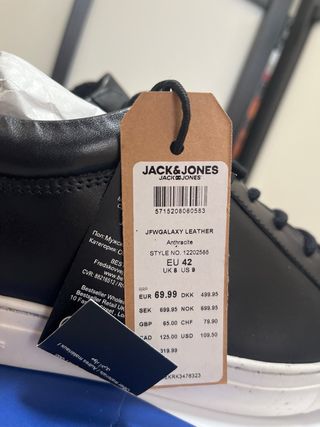 Jack & Jones Leather Zapatillas Hombre Talla 42
