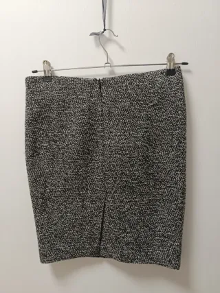 Gonna Sinequanone nera e grigia