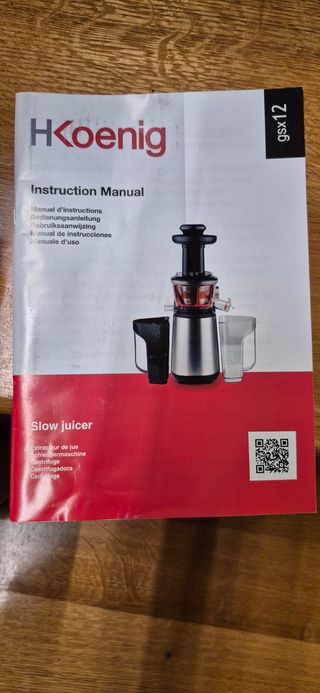 H.Koenig GSX12 Estrattore Succo Verticale