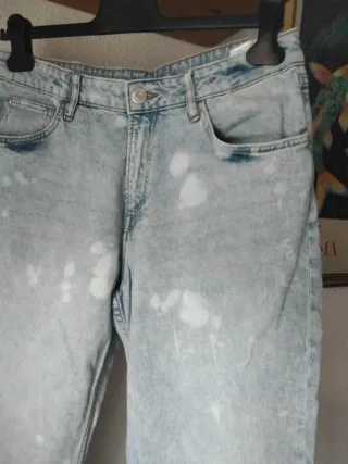 Pantalón vaquero hippie mujer Talla L